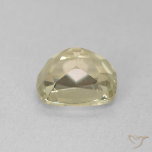 Diásporo com mudança de cor amarelo quente Natural 1.00ct, Almofada, VVS-VS