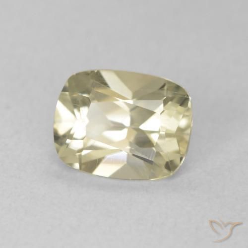 Diásporo com mudança de cor amarelo bege Natural 0.86ct, Almofada, VVS-VS