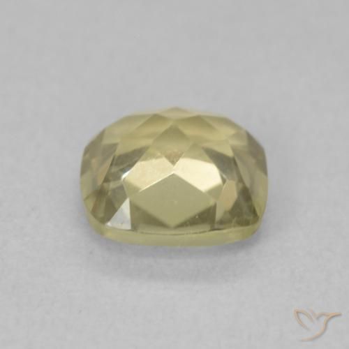 Diásporo com mudança de cor Luz amarela Natural 1.06ct, Almofada, VVS-VS