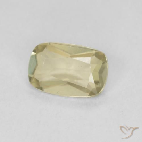 Diásporo com mudança de cor Luz amarela Natural 0.59ct, Almofada, VVS-VS
