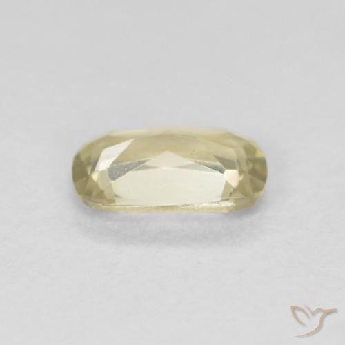 Diásporo com mudança de cor Luz amarela Natural 0.59ct, Almofada, VVS-VS
