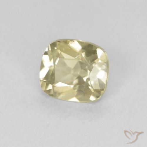 Diásporo com mudança de cor Luz amarela Natural 0.69ct, Almofada, VVS-VS