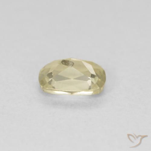 Diásporo com mudança de cor Luz amarela Natural 0.45ct, Almofada, VVS-VS
