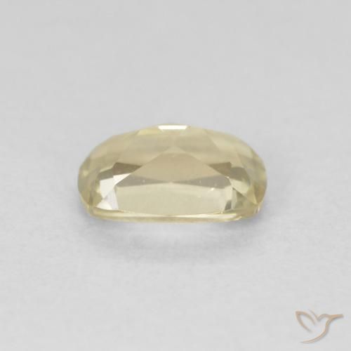 Diásporo com mudança de cor Luz amarela Natural 0.74ct, Almofada, VVS-VS