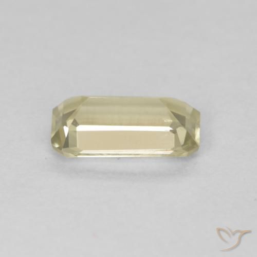 Diásporo com mudança de cor Amarelo verde Natural 0.74ct, Corte Octógono / Esmeralda, VS
