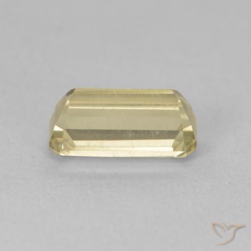 Diásporo com mudança de cor Luz amarela Natural 1.06ct, Corte Octógono / Esmeralda, VVS-VS