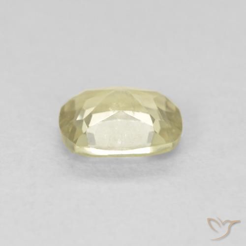 Diásporo com mudança de cor amarelo suave Natural 0.49ct, Almofada, VS