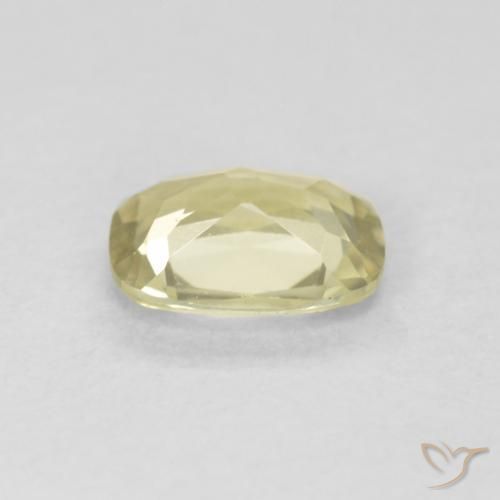 Diásporo com mudança de cor Luz amarela Natural 0.77ct, Almofada, VS