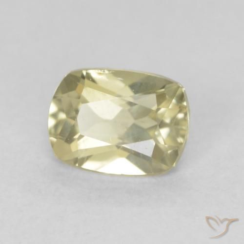Diásporo com mudança de cor Luz amarela Natural 0.78ct, Almofada, VS