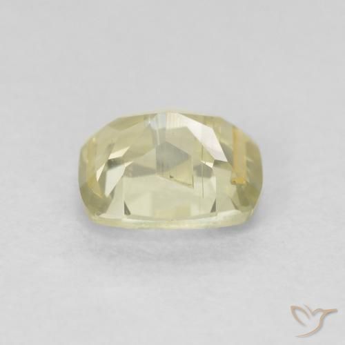 Diásporo com mudança de cor Luz amarela Natural 0.76ct, Almofada, VS-SI
