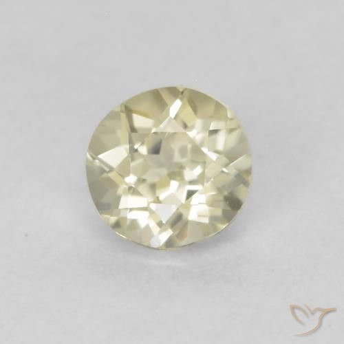 Diásporo com mudança de cor Luz amarela Natural 0.30ct, Redondo, VS