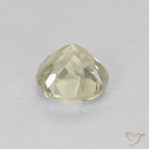Diásporo com mudança de cor Luz amarela Natural 0.30ct, Redondo, VS