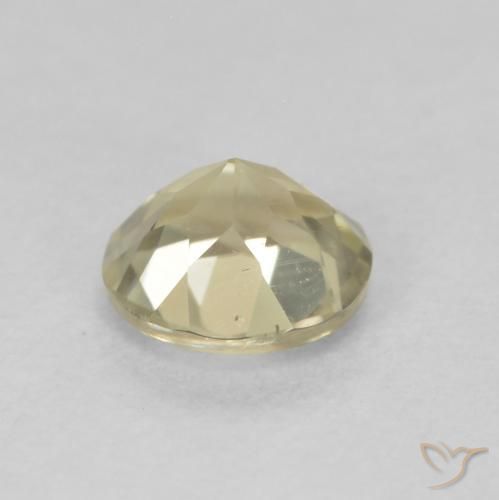 Diásporo com mudança de cor Luz amarela Natural 0.57ct, Redondo, VS
