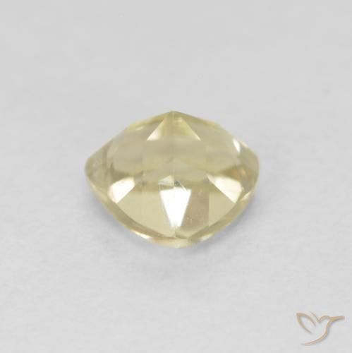Diásporo com mudança de cor Luz amarela Natural 0.42ct, Trilhão, VS