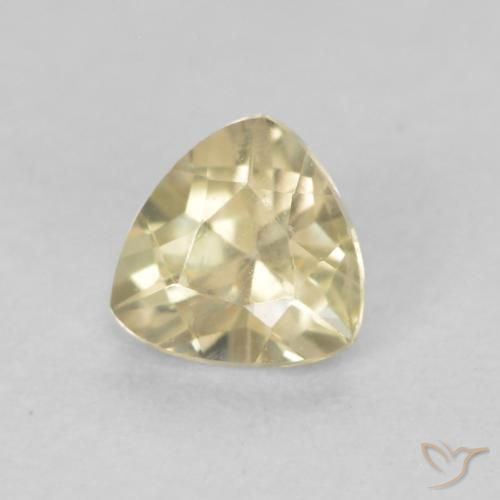 Diásporo com mudança de cor Luz amarela Natural 0.33ct, Trilhão, VS