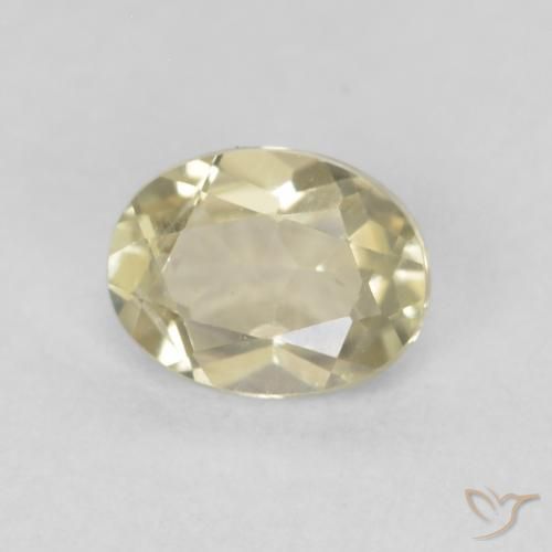 Diásporo com mudança de cor Luz amarela Natural 0.41ct, oval, VS