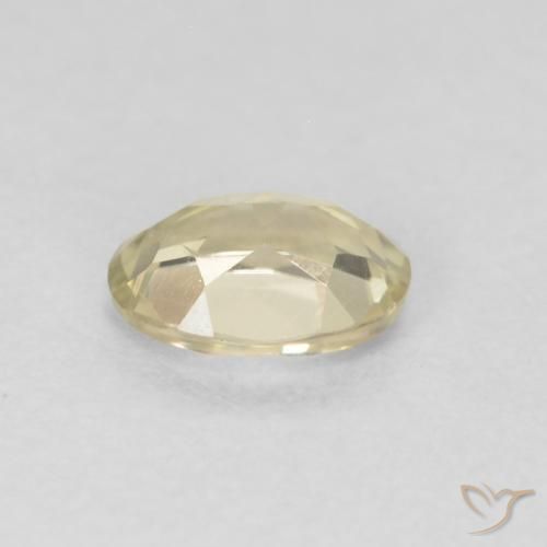 Diásporo com mudança de cor Luz amarela Natural 0.41ct, oval, VS