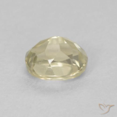 Diásporo com mudança de cor Luz amarela Natural 0.35ct, oval, VS