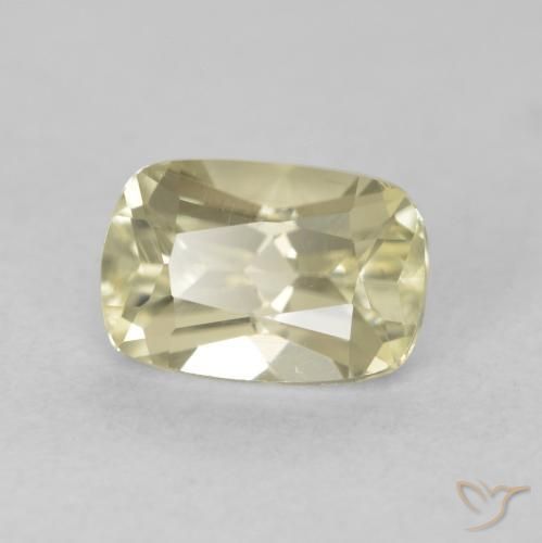Diásporo com mudança de cor Luz amarela Natural 0.97ct, Almofada, VVS