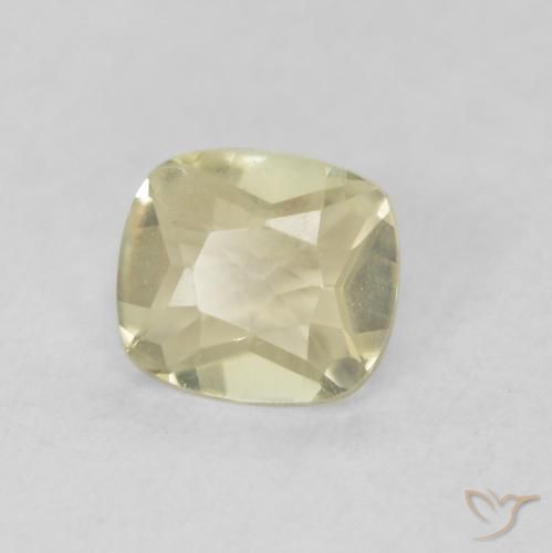 Diásporo com mudança de cor Luz amarela Natural 0.38ct, Almofada, VVS