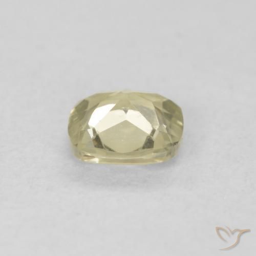 Diásporo com mudança de cor Luz amarela Natural 0.38ct, Almofada, VVS