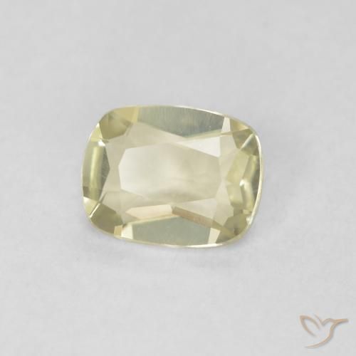 Diásporo com mudança de cor Luz amarela Natural 0.50ct, Almofada, VVS