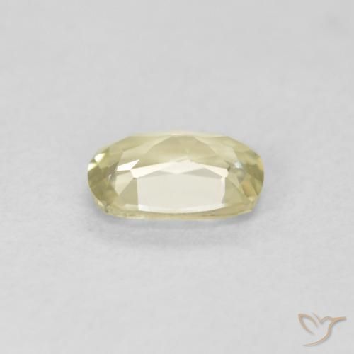 Diásporo com mudança de cor Luz amarela Natural 0.50ct, Almofada, VVS