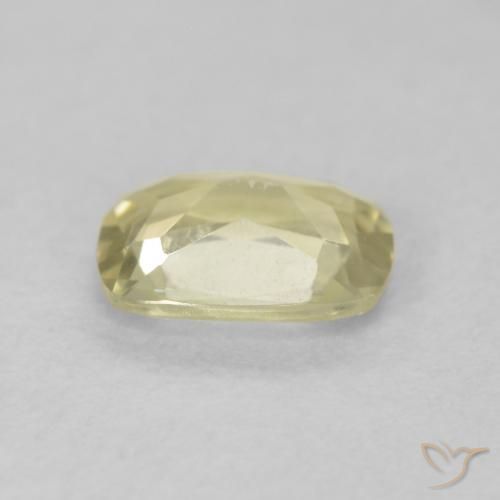 Diásporo com mudança de cor Luz amarela Natural 0.76ct, Almofada, VVS