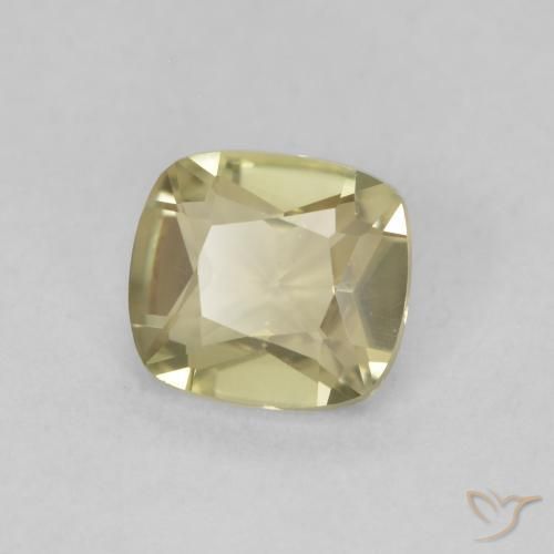 Diásporo com mudança de cor Luz amarela Natural 0.68ct, Almofada, VVS