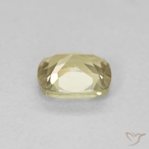Diásporo com mudança de cor Luz amarela Natural 0.68ct, Almofada, VVS