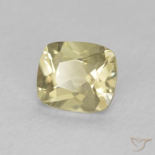 Diásporo com mudança de cor Luz amarela Natural 0.79ct, Almofada, VVS