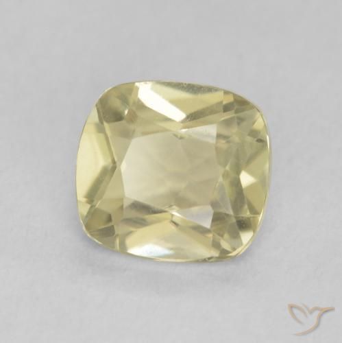 Diásporo com mudança de cor Luz amarela Natural 1.04ct, Almofada, VVS