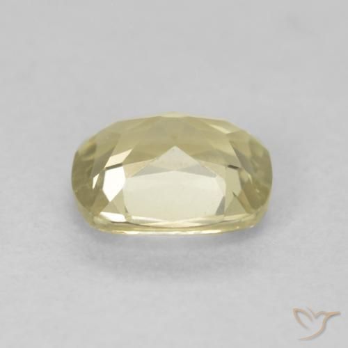 Diásporo com mudança de cor Luz amarela Natural 1.04ct, Almofada, VVS