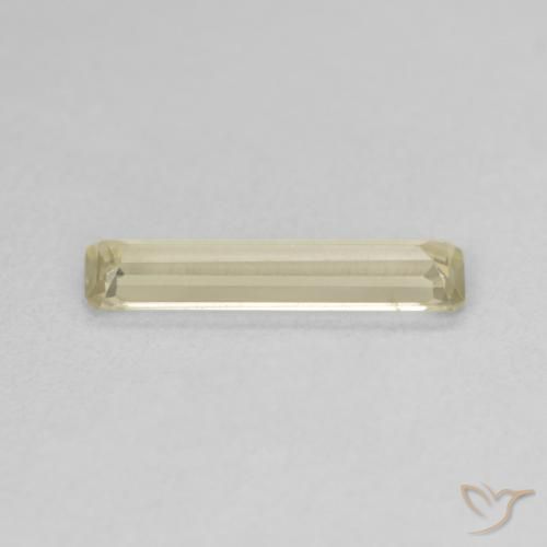 Diásporo com mudança de cor Amarelo muito claro Natural 1.12ct, Corte Octógono / Esmeralda, VVS-VS