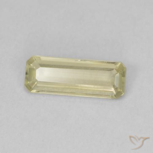 Diásporo com mudança de cor Amarelo verde Natural 1.14ct, Corte Octógono / Esmeralda, VVS-VS