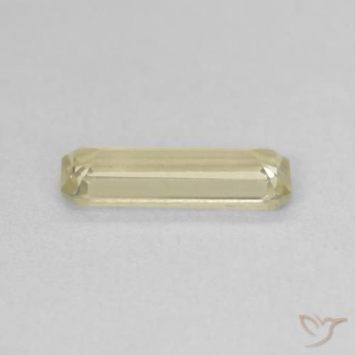 Diásporo com mudança de cor Amarelo verde Natural 1.14ct, Corte Octógono / Esmeralda, VVS-VS