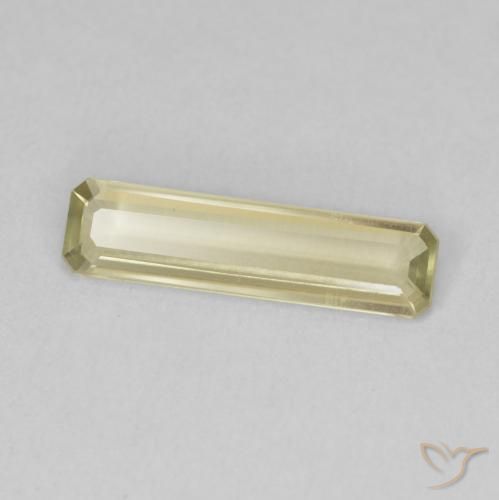 Diásporo com mudança de cor Luz amarela Natural 1.40ct, Corte Octógono / Esmeralda, VS