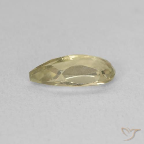 Diásporo com mudança de cor Amarelo verde Natural 0.97ct, Formato de pêra, VVS