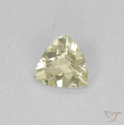 Diásporo com mudança de cor Luz amarela Natural 0.31ct, Trilhão, VVS