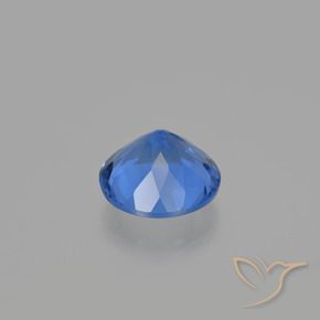 Fluorita que muda de cor Azul escuro Natural 13.19ct, Redondo, VS