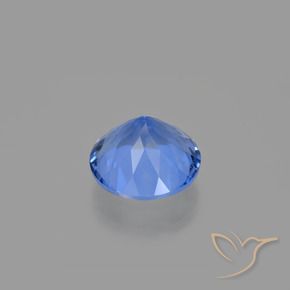 Fluorita que muda de cor Azul-marinho Natural 13.91ct, Redondo, VS