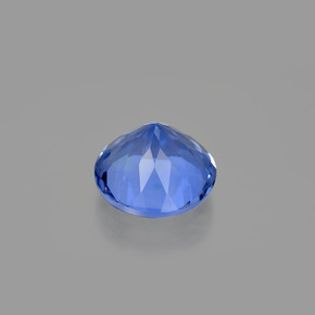Fluorita de mudança de cor azul escuro natural 13,98ct, corte redondo, VS