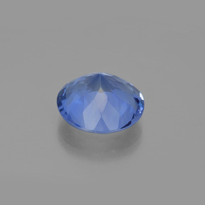 Fluorita que muda de cor Violeta-Azul Natural 12.24ct, Corte Redondo, VS