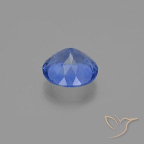 Fluorita que muda de cor Azul marinho intenso Natural 11.13ct, Redondo, VS