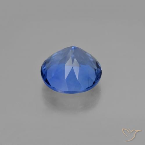 Fluorita que muda de cor Azul escuro Natural 14.74ct, Redondo, VS