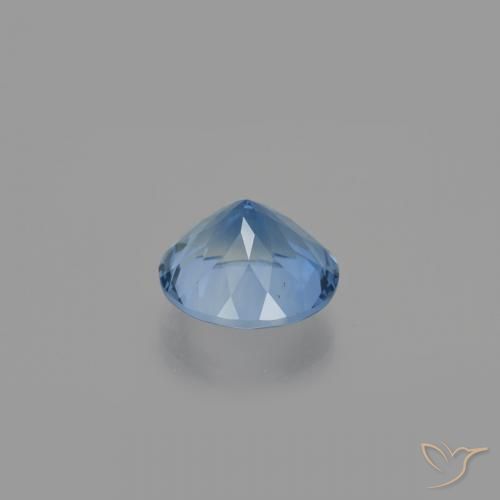 Fluorita que muda de cor Azul marinho intenso Natural 11.48ct, Redondo, VS