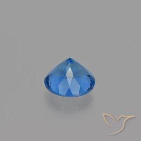 Fluorita que muda de cor Azul-marinho Natural 11.21ct, Redondo, VS