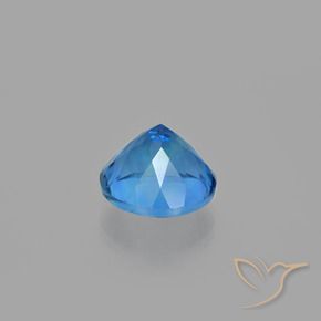 Fluorita que muda de cor Azul claro Natural 12.83ct, Redondo, VS