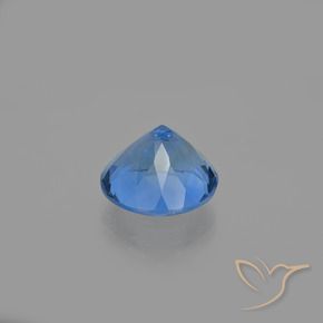 Fluorita que muda de cor Azul claro Natural 11.45ct, Redondo, VS
