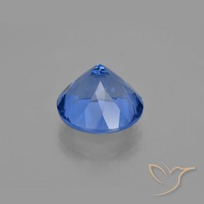 Fluorita de mudança de cor azul natural 14,68ct, corte redondo, VS